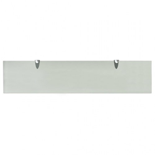 Svævehylder 2 stk. - 90 × 20 cm i 8 mm hærdet glas