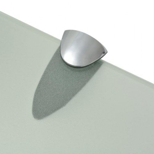 Svævehylder 2 stk. - 90 × 20 cm i 8 mm hærdet glas