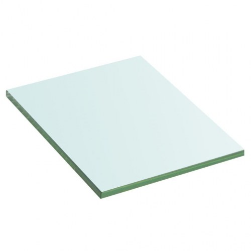 Hylder 2 stk. glaspanel 20 x 15 cm klar