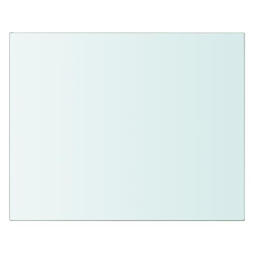 Hylder 2 stk. glaspanel 20 x 20 cm klar