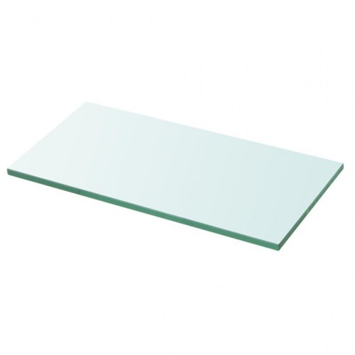 Hylder 2 stk. glaspanel 20 × 30 cm - klar, hærdet glas