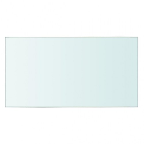 Hylder 2 stk. glaspanel 20 × 30 cm - klar, hærdet glas
