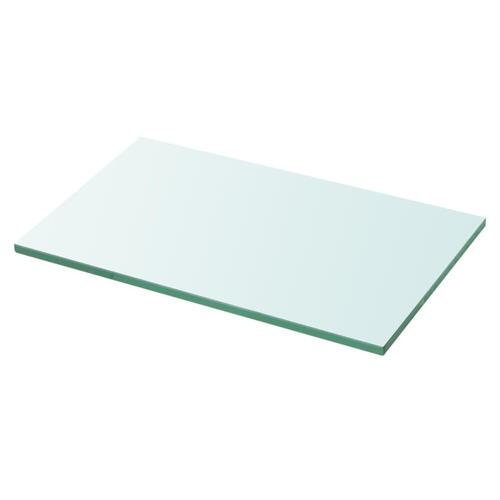 Hylder 2 stk. glaspanel 30 x 12 cm klar