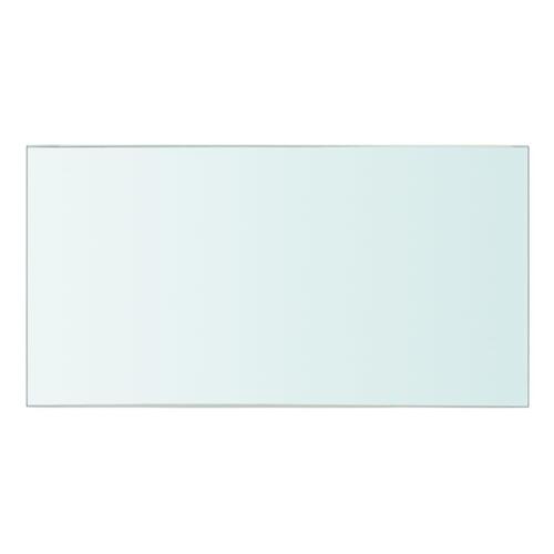 Hylder 2 stk. glaspanel 30 x 12 cm klar