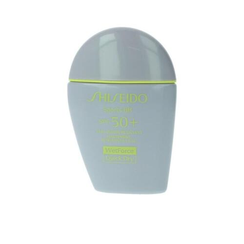 Fugtgivende Creme med Makeupeffekt Sun Care Sports Shiseido SPF50+ (12 g) medium dark
