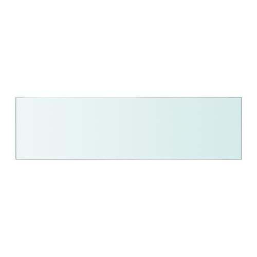 Hylder 2 stk. glaspanel 50 x 12 cm klar