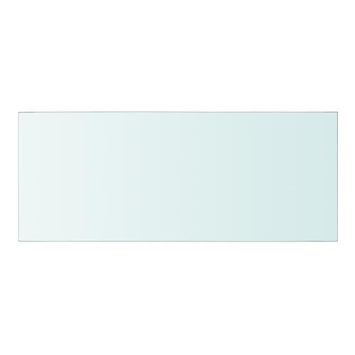 Hylder 2 stk. glaspanel 50 x 20 cm klar