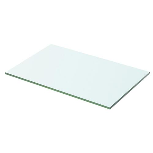Hylder 2 stk. glaspanel 50 x 25 cm klar