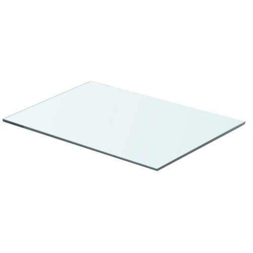 Hylder i hærdet glas - 2 stk. 50 × 30 cm, klar