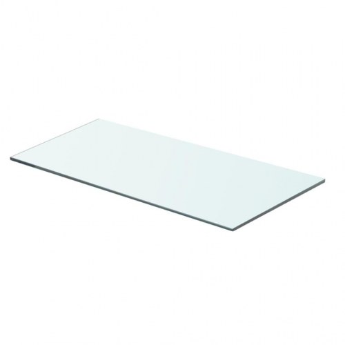 Hylder - 2 stk. glaspanel 60 × 25 cm, klar