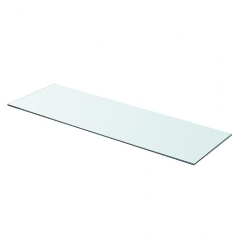 Hylder 2 stk. glaspanel 80 x 25 cm klar