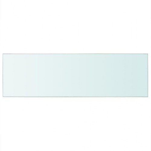 Hylder 2 stk. glaspanel 80 x 25 cm klar