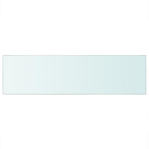 Hylder - 2 stk. glaspanel 90 × 25 cm, klar