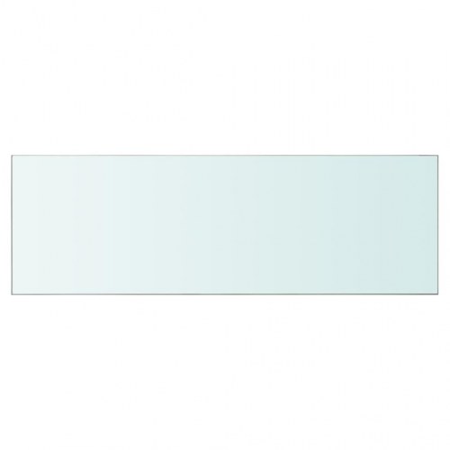 Hylder 2 stk. glaspanel 90 x 30 cm klar