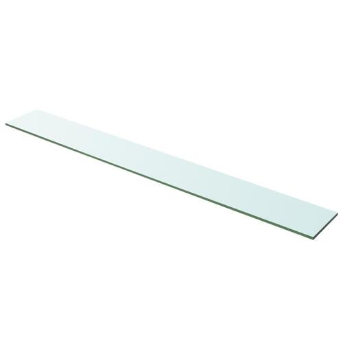 Hylder 2 stk. glaspanel 100 x 12 cm klar