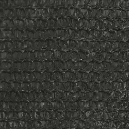 Solsejl 4x4x5,8 m 160 g/m² HDPE antracitgrå