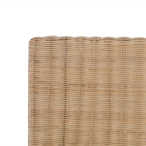 Sengestel ægte rattan håndvævet 180 x 200 cm