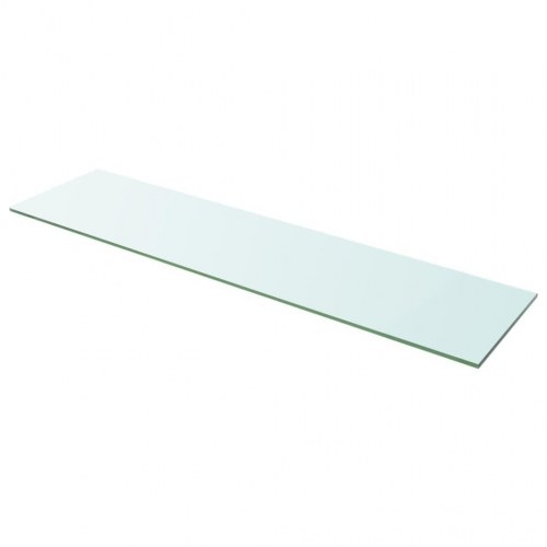 Hylder 2 stk. i hærdet glas - 100 × 25 cm, klar
