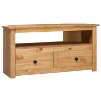 Tv-skænk 93 x 49 x 49 cm massivt fyrretræ Panama