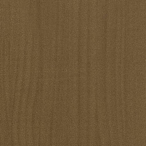 Plantekasse 200x50x70 cm massivt fyrretræ gyldenbrun
