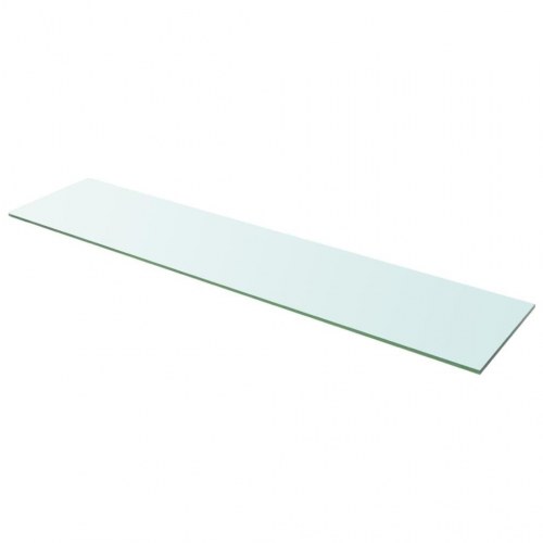 Hylder 2 stk. i hærdet glas - 110 × 25 cm, klar