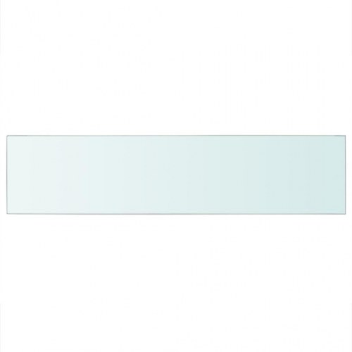 Hylder 2 stk. i hærdet glas - 110 × 25 cm, klar