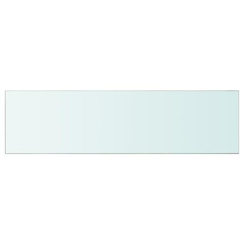 Hylder 2 stk. glaspanel 110 x 30 cm klar