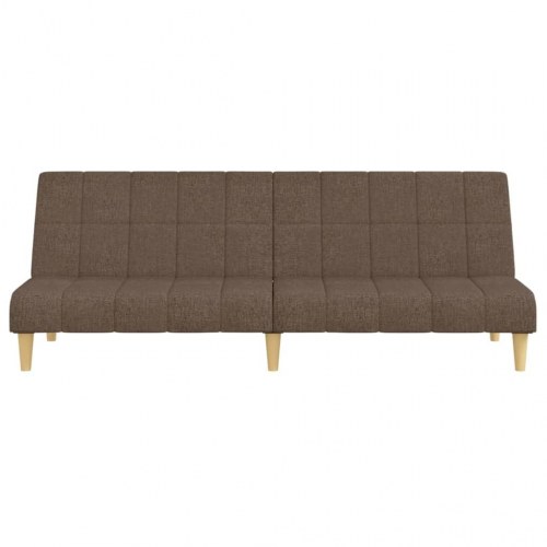 2-personers sovesofa stof gråbrun