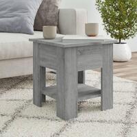 Sofabord 40x40x42 cm konstrueret træ sonoma-eg