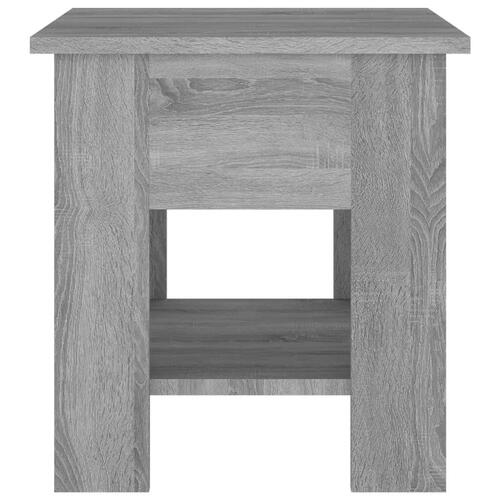 Sofabord 40x40x42 cm konstrueret træ sonoma-eg