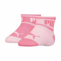 Sportsstrømper Puma Wording x2 Pink 23-26