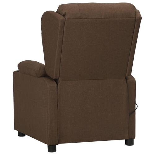Massagestol stof brun