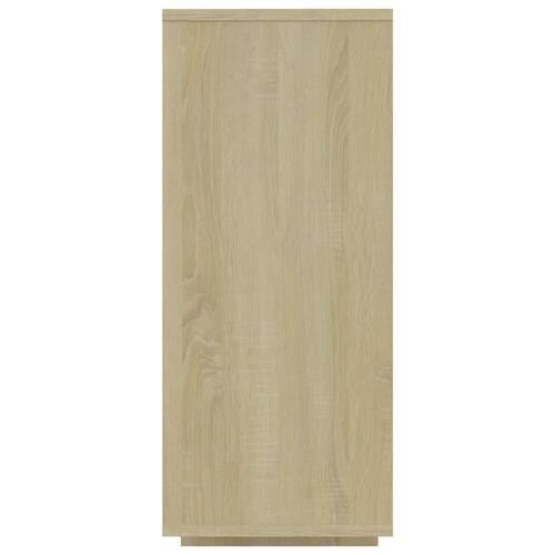 Skænk 120x30x75 cm konstrueret træ sonoma-eg