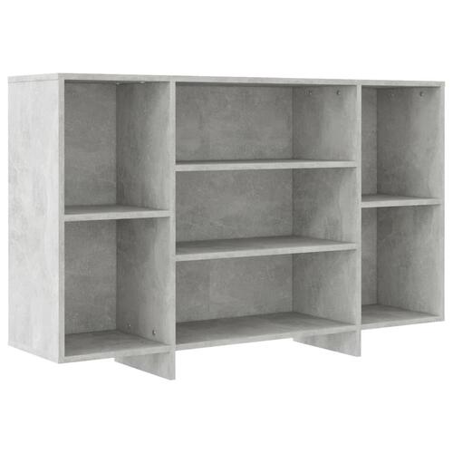 Skænk 120x30x75 cm konstrueret træ betongrå