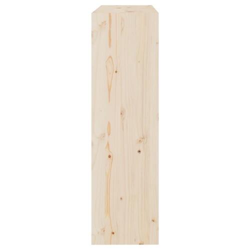 Bogreol/rumdeler 80x30x103,5cm massivt fyrretræ