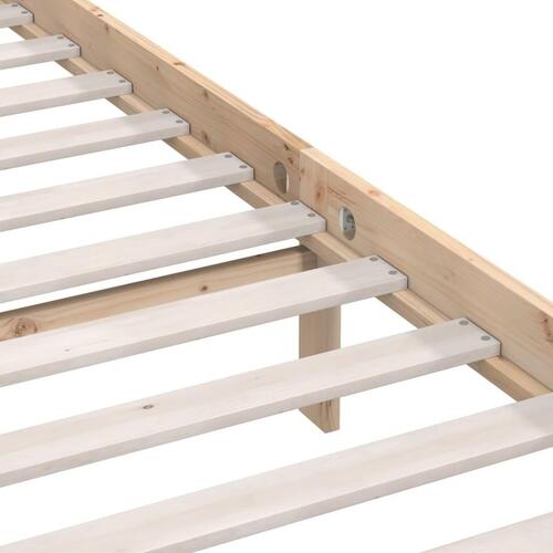 Sengeramme 150x200 cm massivt fyrretræ