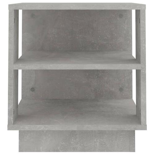 Sofabord 40x40x43 cm konstrueret træ betongrå