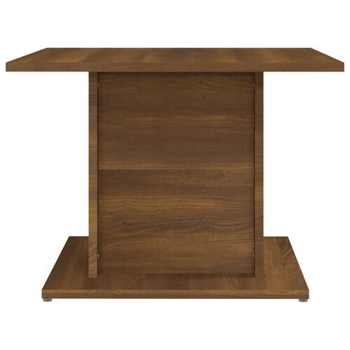 Sofabord 55,5x55,5x40 cm konstrueret træ brun egetræsfarve