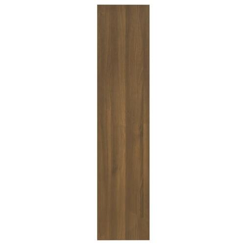 Bogreol/rumdeler 60x30x135 cm konstrueret træ brun eg