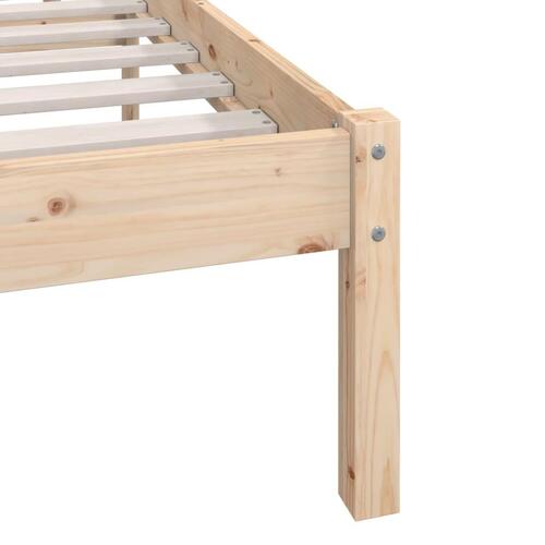 Sengeramme 160x200 cm massivt fyrretræ