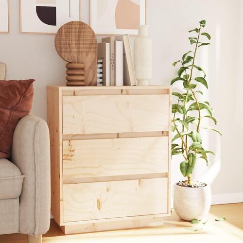Skænk 60x34x75 cm massivt fyrretræ