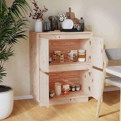 Skænk 60x34x75 cm massivt fyrretræ