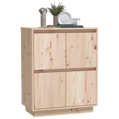 Skænk 60x34x75 cm massivt fyrretræ