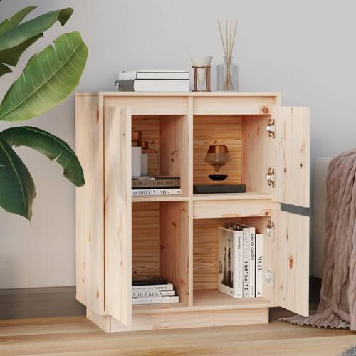 Skænk 60x34x75 cm massivt fyrretræ