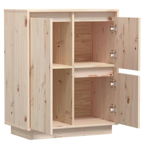 Skænk 60x34x75 cm massivt fyrretræ