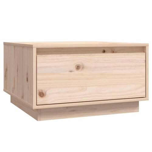 Sofabord 55x56x32 cm massivt fyrretræ