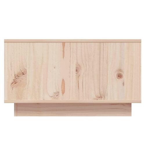 Sofabord 55x56x32 cm massivt fyrretræ