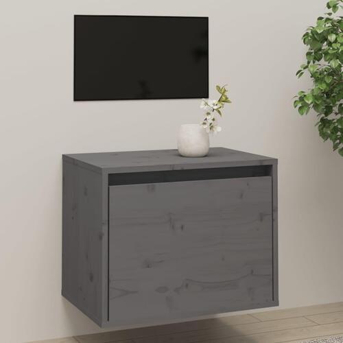 Vægskab 45x30x35 cm massivt fyrretræ grå