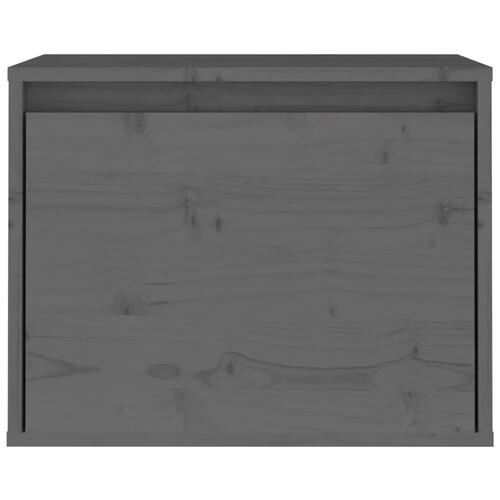 Vægskab 45x30x35 cm massivt fyrretræ grå