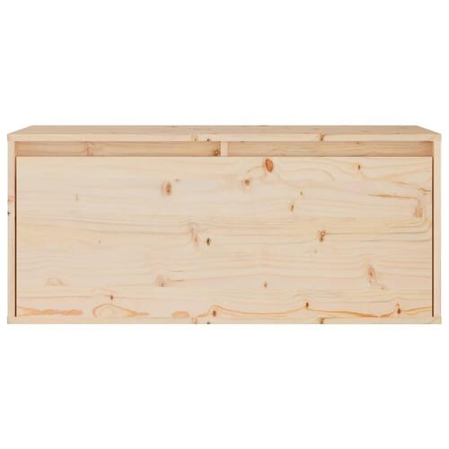 Vægskab 80x30x35 cm massivt fyrretræ